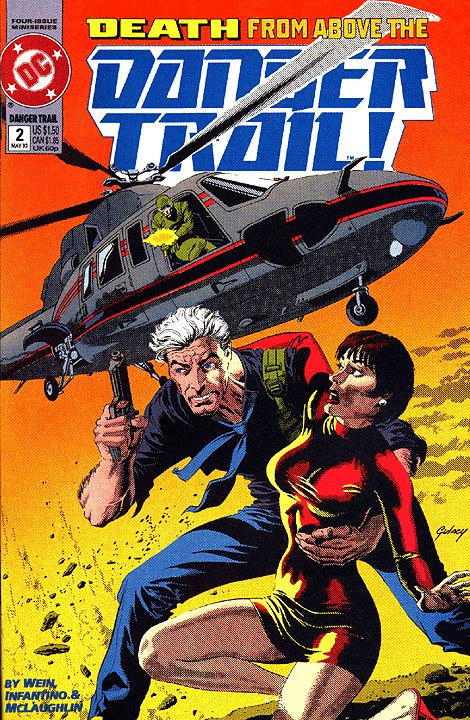 Danger Trail, issue 2, cover