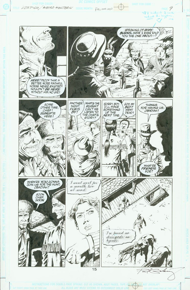 Weird Western Tales, issue #2, page 15, Palomino Story