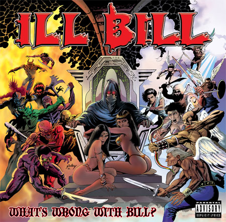 CD jacket for New York rap artsit Ill Bill. Pencils and inks by Paul Gulacy, colors by Laurie Kronenberg.