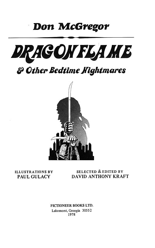 Dragonflame, title page