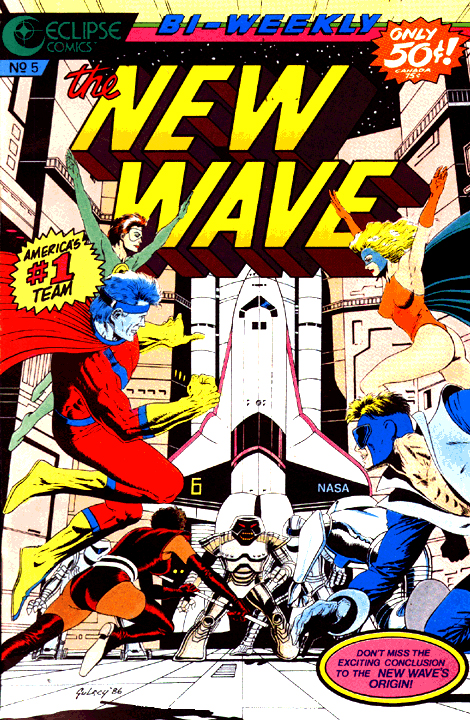 New Wave, issue #5, cover