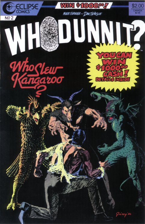 Whodunnit, issue #2, cover