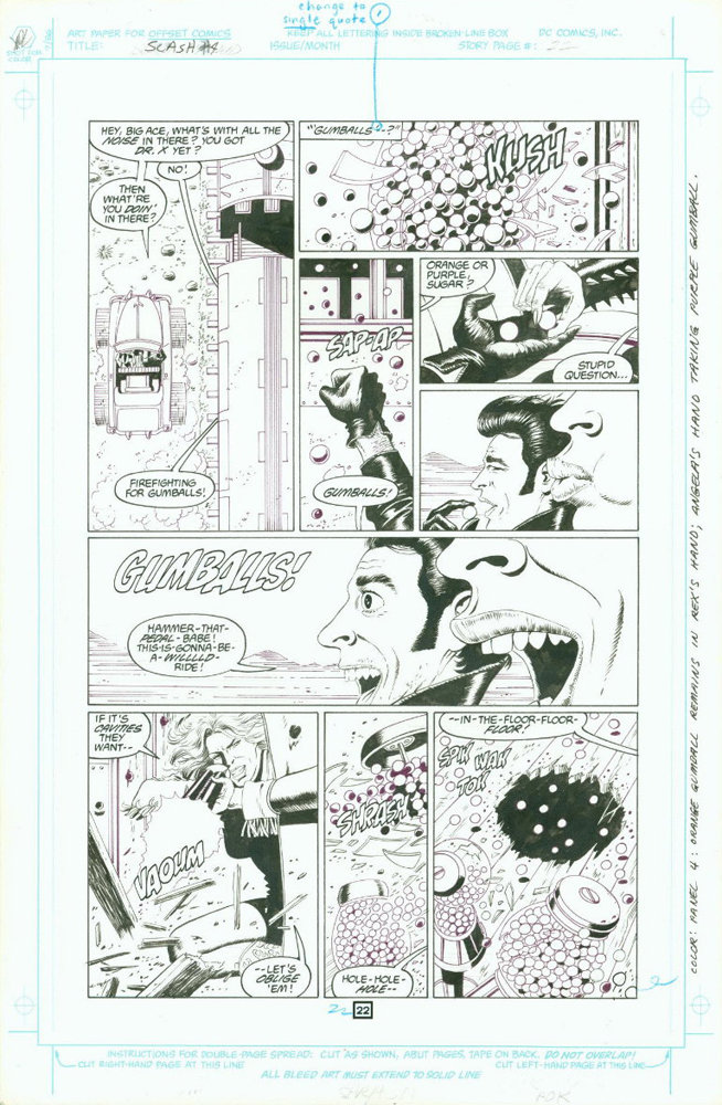 Slash Maraud #4, page 22, black and white