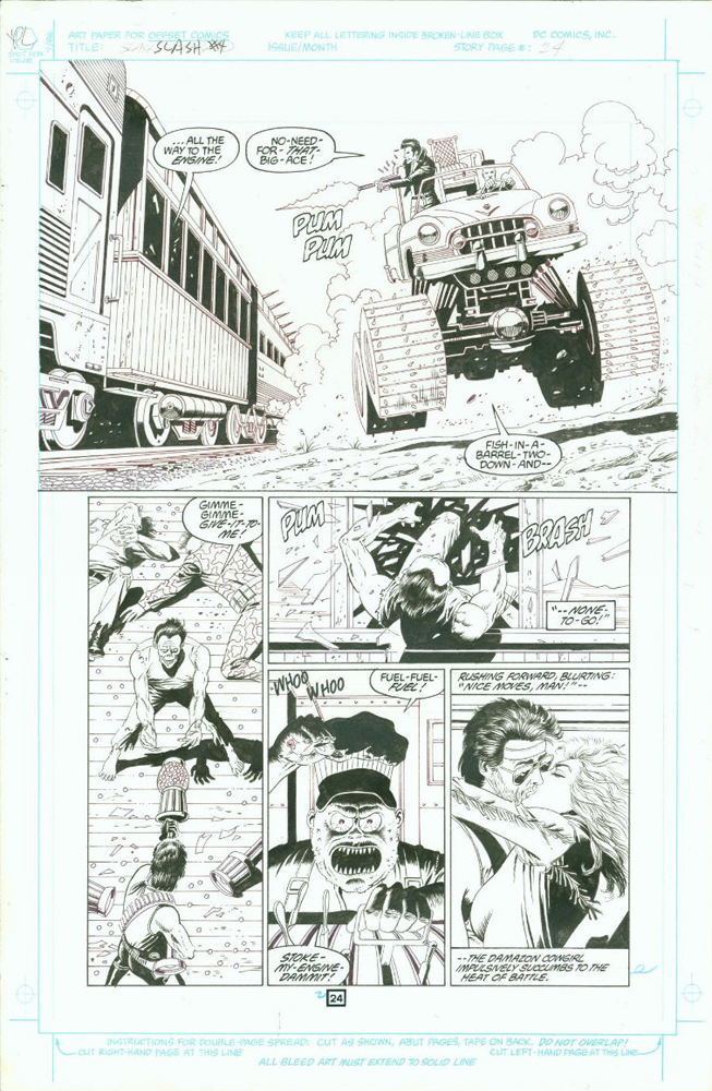 Slash Maraud #4, page 24, black and white