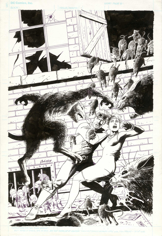 Airboy #20, cover, black & white