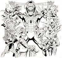 Paul Gulacy and Pablo Marcos Amazing Spider-Man Mighty Marvel Comics Calendar 1978 