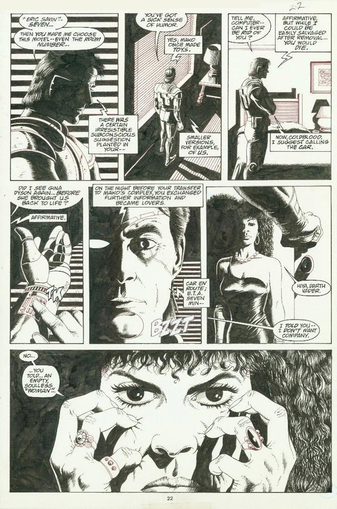 Marvel Comics Presents, issue #31, page 22, black & white