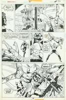 Master of Kung-Fu issue #40, page 15, inked