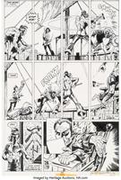 Master of Kung Fu #39, page 7, inked