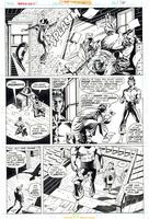 Master of Kung Fu #39, page 9, inked