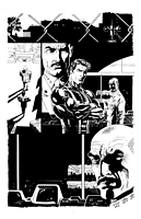 Squadron Supreme, issue #1, page 9, black & white