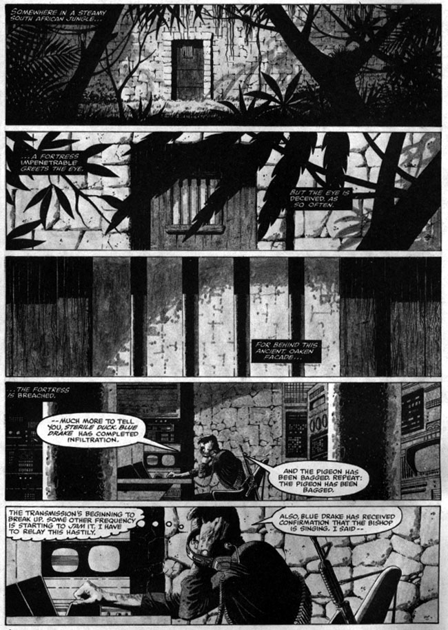 Macchio/Gulacy 1981 Black Widow story, Bizarre Adventures #25, page 1