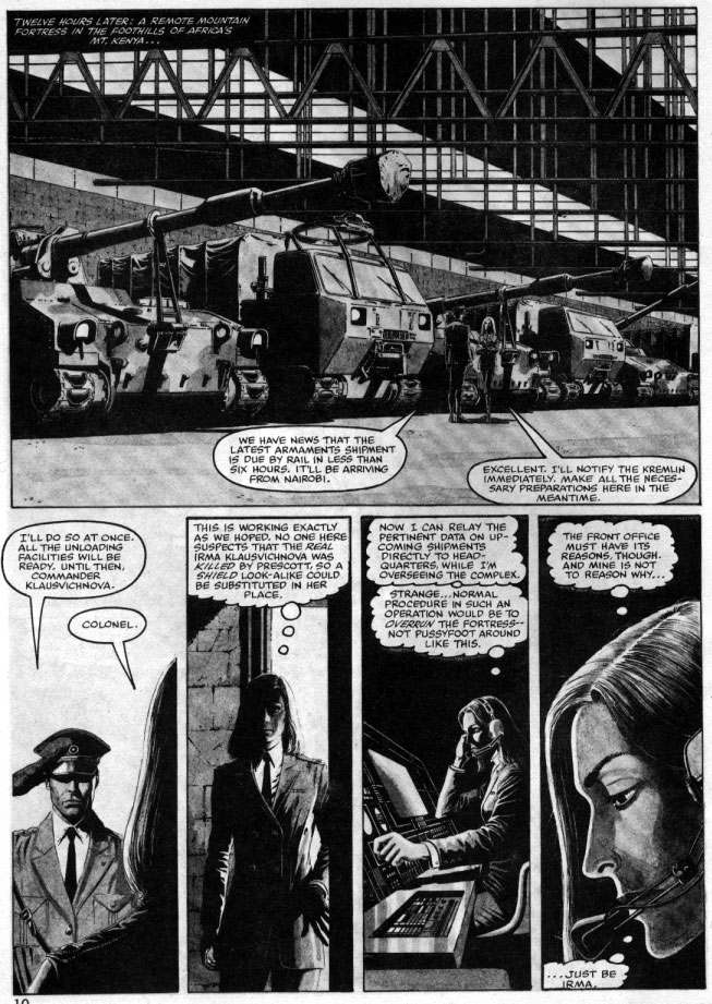 Macchio/Gulacy 1981 Black Widow story, Bizarre Adventures #25, page 7