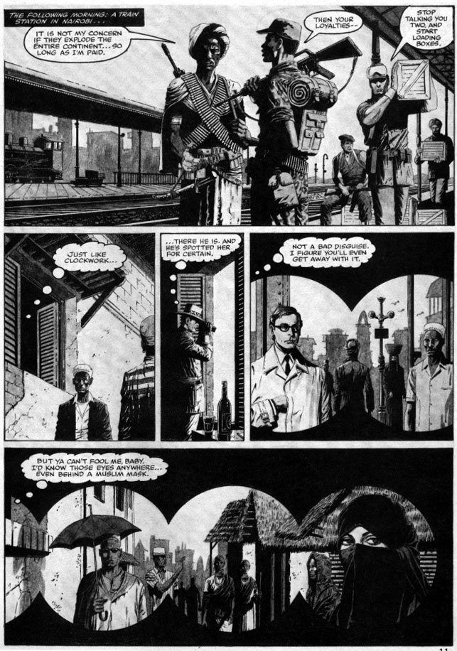 Macchio/Gulacy 1981 Black Widow story, Bizarre Adventures #25, page 8