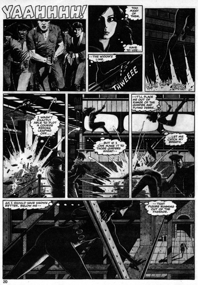 Macchio/Gulacy 1981 Black Widow story, Bizarre Adventures #25, page 17