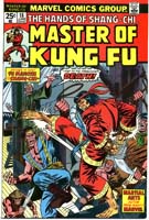 Master of Kung Fu issue #18, cover